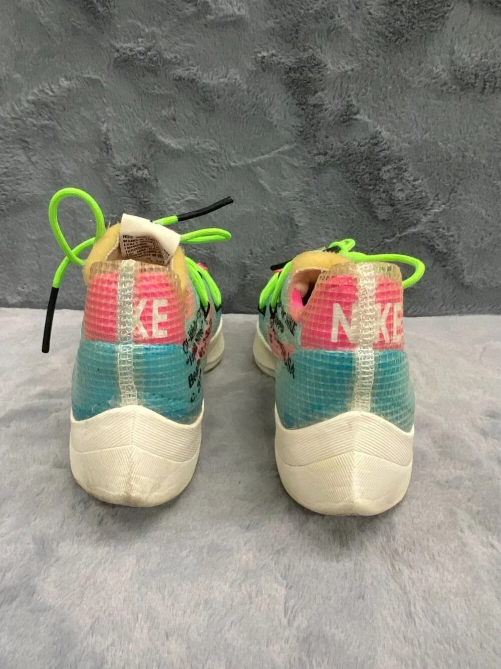 Nike Off-White Vapor Street Polarized Blue‎ Women’s Size 10 CD8178-400 Blue Pink